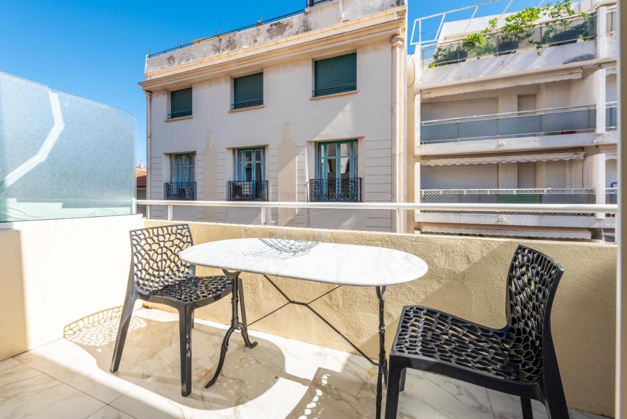 Large Studio - 50M Cannes Beach - Terrace Sea View Экстерьер фото