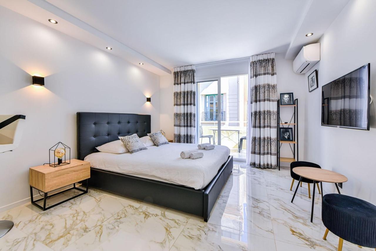 Large Studio - 50M Cannes Beach - Terrace Sea View Экстерьер фото